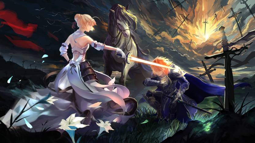 Athah Anime Fate Stay Night Fate Series Saber Lily Saber 13