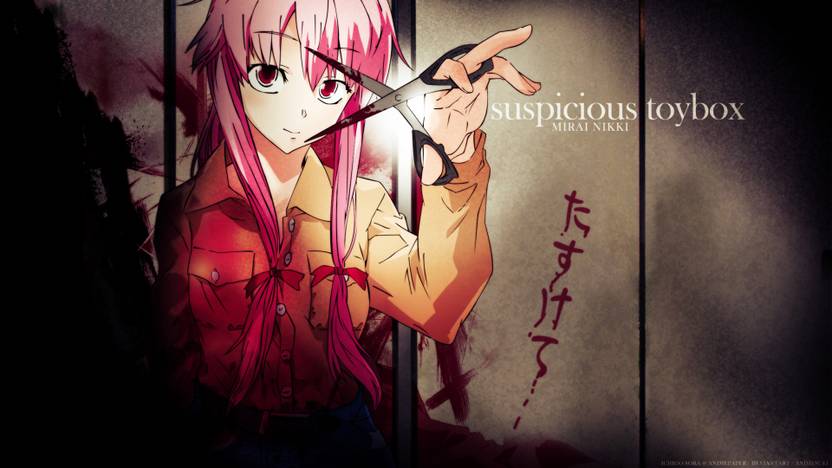 Athah Anime Mirai Nikki Yuno Gasai Future Diary Blood Long