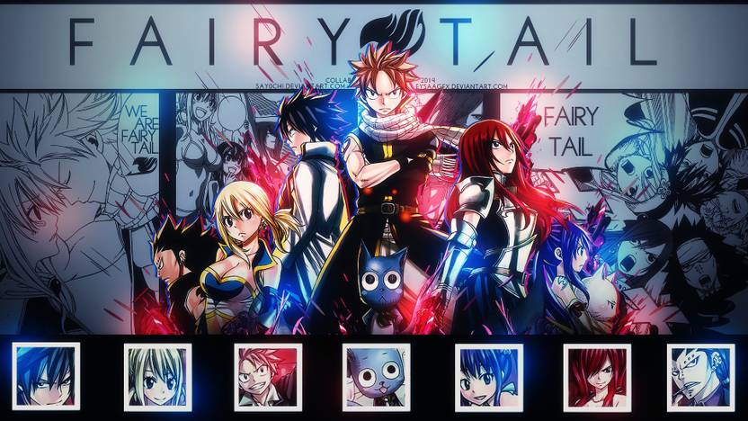 Athah Anime Fairy Tail Lucy Heartfilia Natsu Dragneel Erza