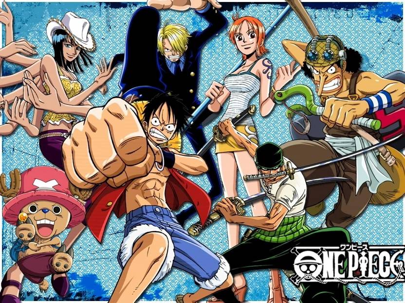 Athah Anime One Piece Monkey D Luffy Nami Nico Robin Sanji