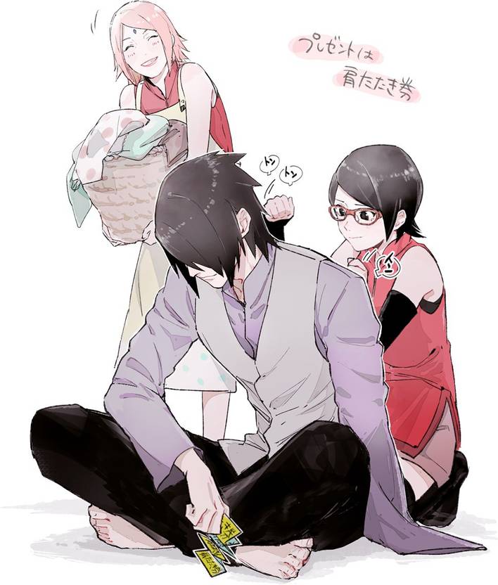 athah anime boruto sarada
