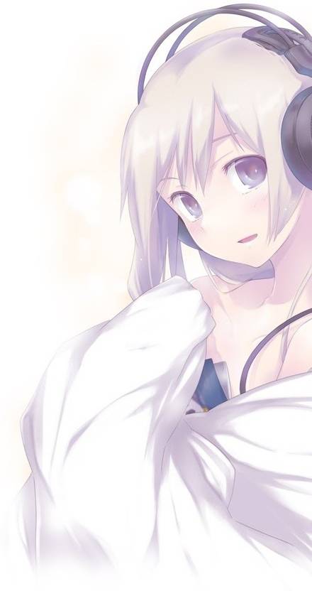 Athah Anime Girl Headphones 13 19 Inches Wall Poster Matte Finish Athah Anime Girl Headphones 13 19 Inches Wall Poster Matte Finish