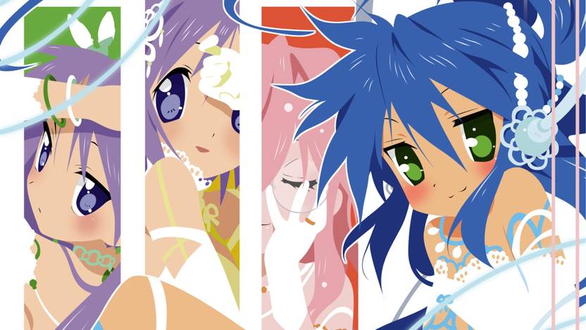 Athah Anime Lucky Star Konata Izumi Kagami Hiiragi Tsukasa