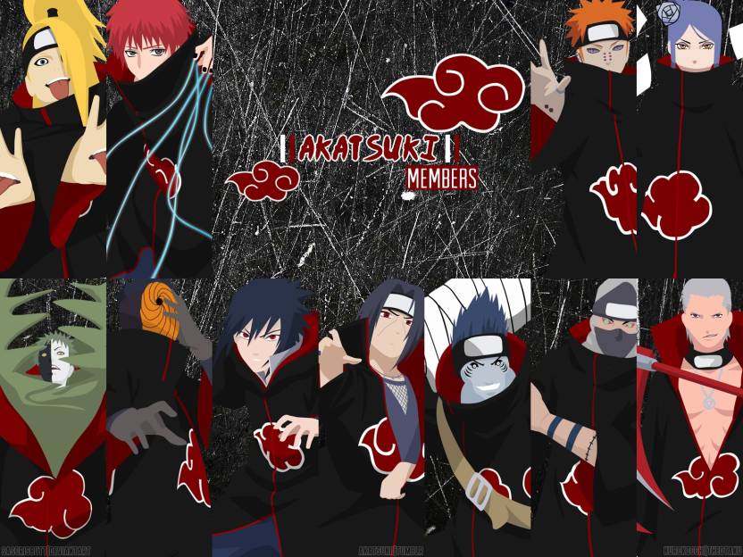 Athah Anime Naruto Pain Sasuke Uchiha Itachi Uchiha Sasori