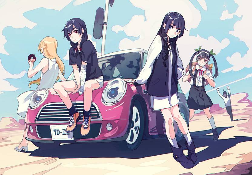 Athah Anime Monogatari Series Mayoi Hachikuji Koyomi