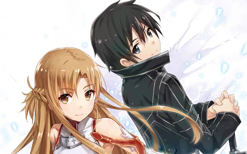 Athah Anime Sword Art Online Kirito Asuna Yuuki Kazuto