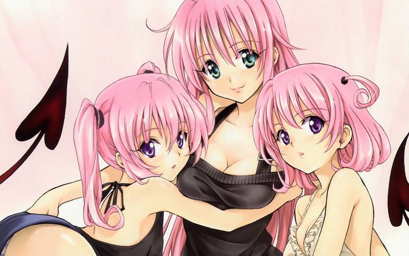 Anime Girl With Short Black Hair And Purple Eyes