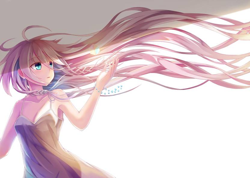 Anime Girl Dress Vocaloid Vocaloid Ia T