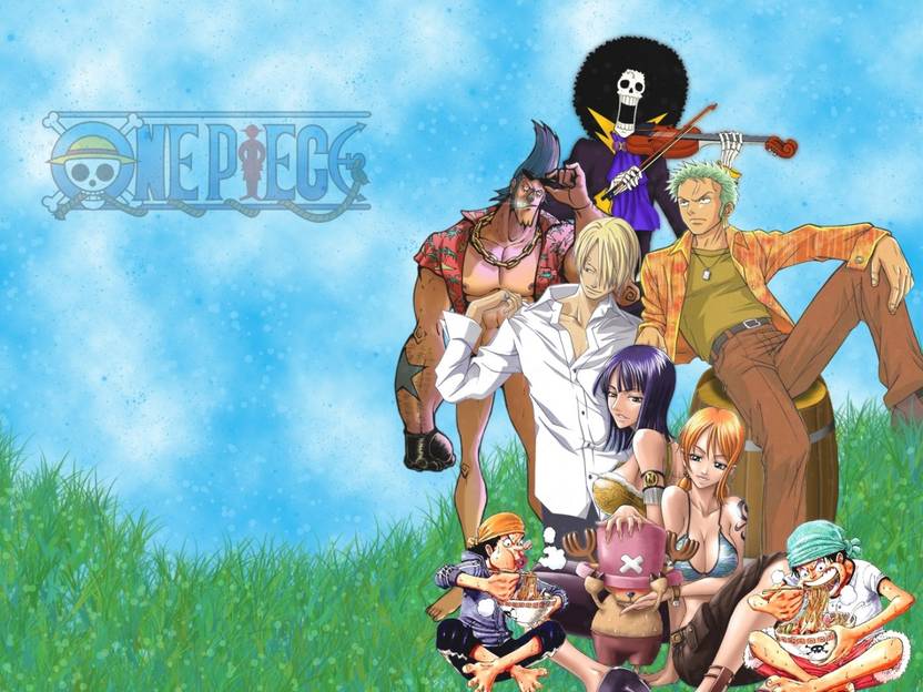 Athah Anime One Piece Brook Franky Sanji Zoro Roronoa Nico