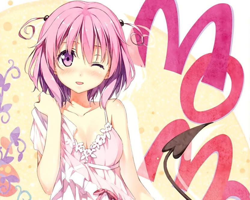 Athah Anime To Love Ru Momo Velia Deviluke Short Hair Pink Hair