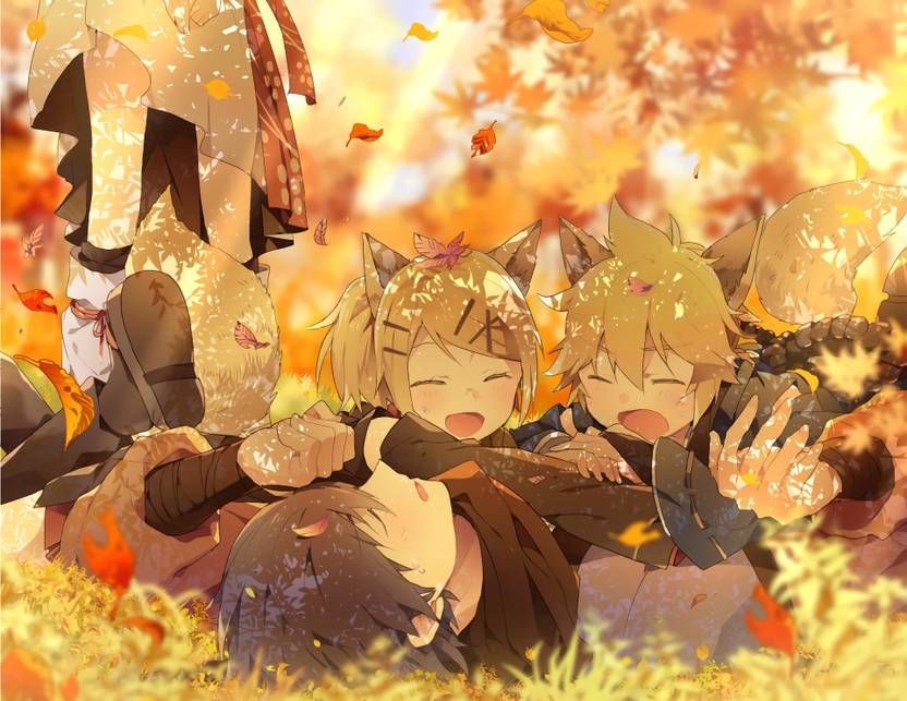 Athah Anime Vocaloid Len Kagamine Rin Kagamine Kaito 13 19