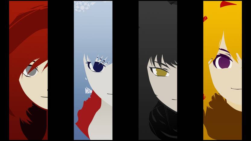 Athah Anime Rwby Yang Xiao Long Blake Belladonna Ruby Rose