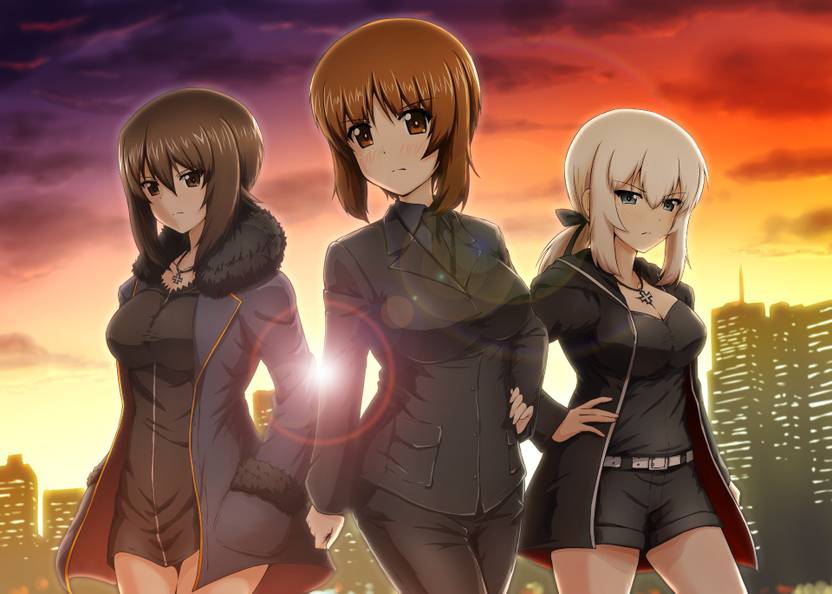 Athah Anime Girls Und Panzer Erika Itsumi Maho Nishizumi
