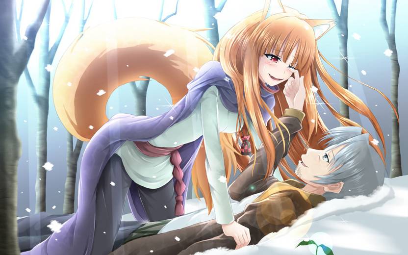 Athah Anime Spice And Wolf Holo Kraft Lawrence 13 19 Inches