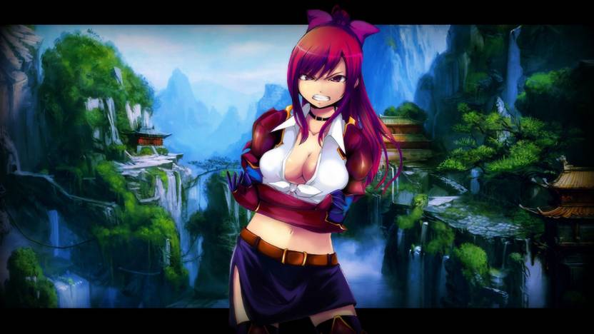 Athah Anime Fairy Tail Erza Scarlet Red Hair 13 19 Inches