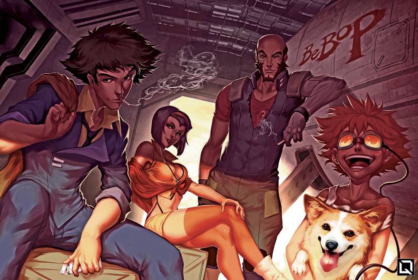 Athah Anime Cowboy Bebop Faye Valentine Jet Black Ein Edward