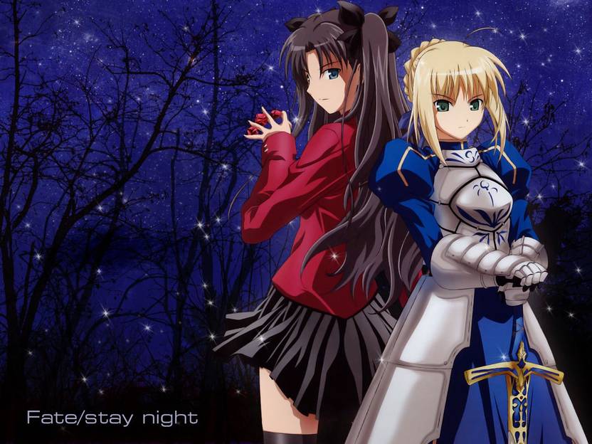 Athah Anime Fate Stay Night Fate Series Saber Rin Tohsaka 13
