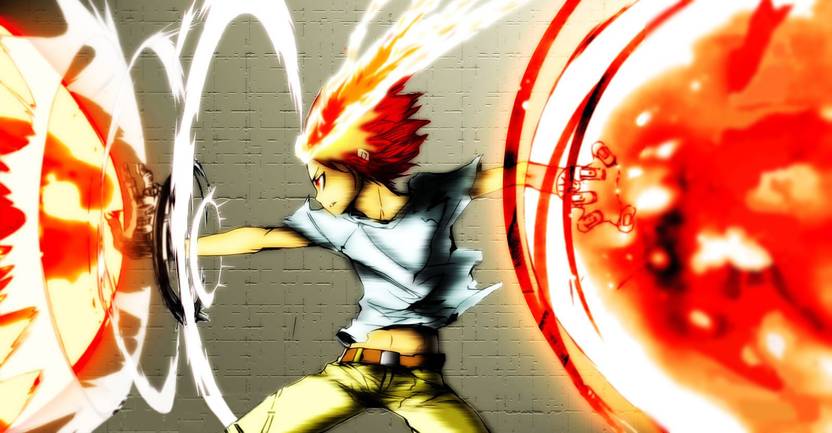 Athah Anime Katekyō Hitman Reborn Tsunayoshi Sawada Fire