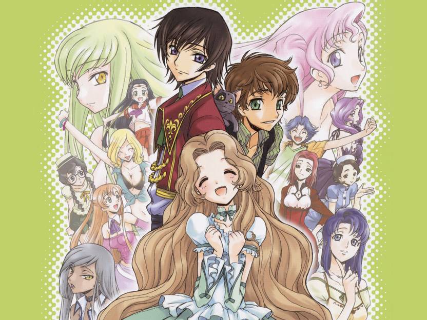 Athah Anime Code Geass Nunnally Lamperouge C C Lelouch