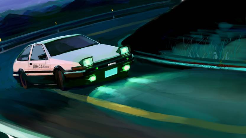 Athah Anime Initial D Final Stage Toyota Ae86 Toyota Trueno 13 19
