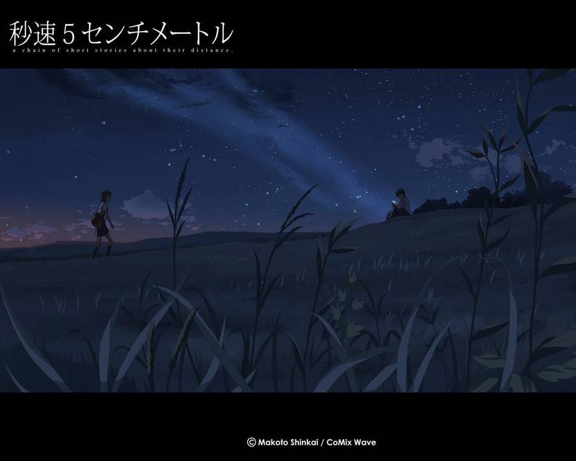 Athah Anime 5 Centimeters Per Second Takaki Touno Kanae