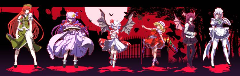 Athah Anime Touhou Hong Meiling Patchouli Knowledge Remilia