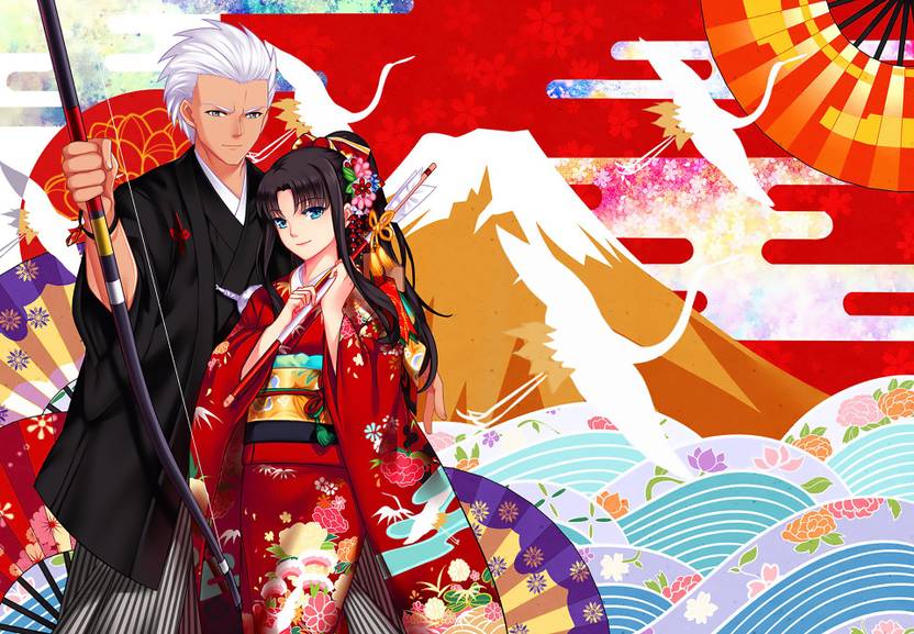 Athah Anime Fate Stay Night Fate Series Archer Rin Tohsaka