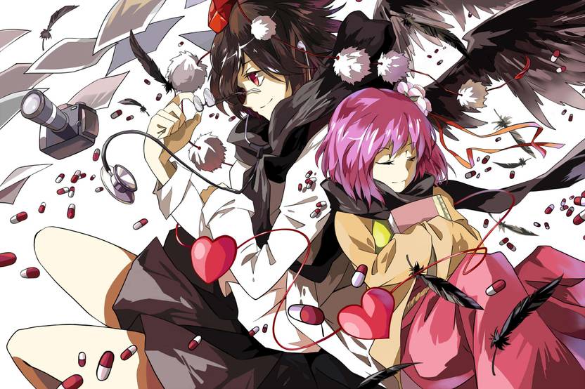 Athah Anime Touhou Aya Shameimaru Satori Komeiji 13 19