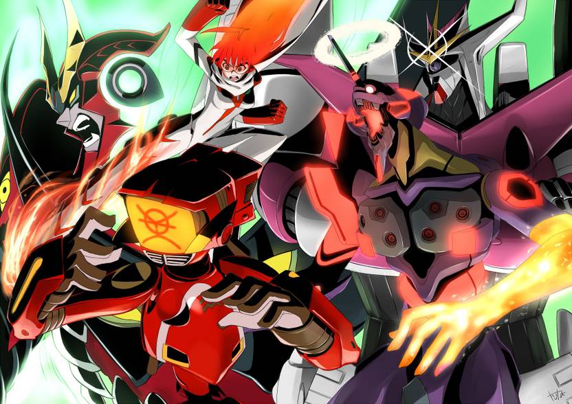 Athah Anime Crossover Neon Genesis Evangelion Tengen Toppa