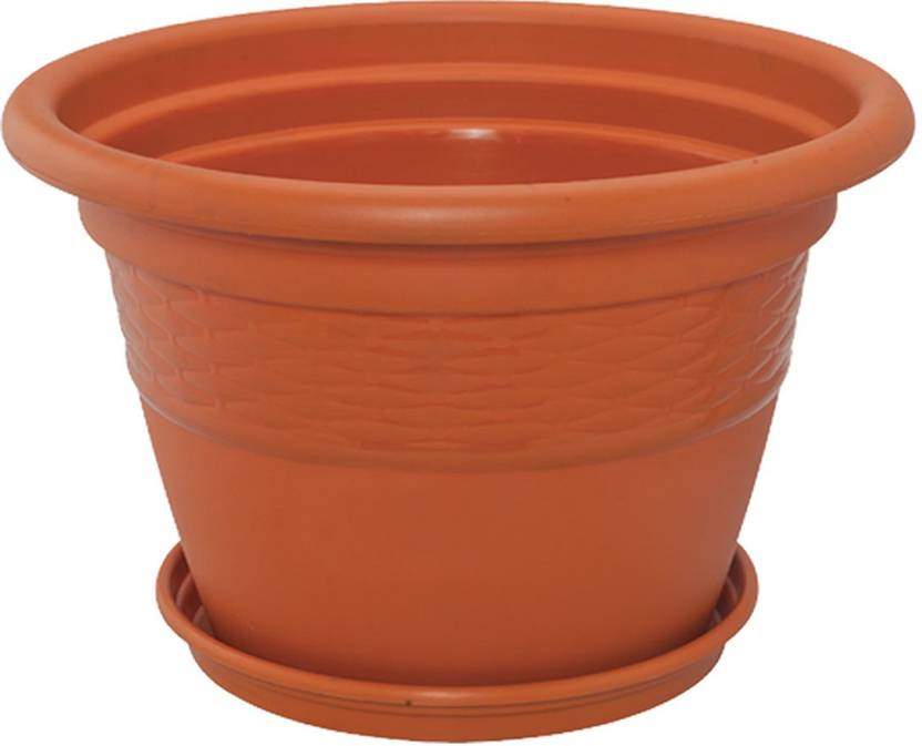 siti plast 16 inch Heavy Duty Plastic Garden Planters With
