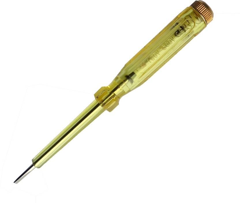 STANLEY 66119 yellow linesman tester 140 mm Analog Voltage Tester