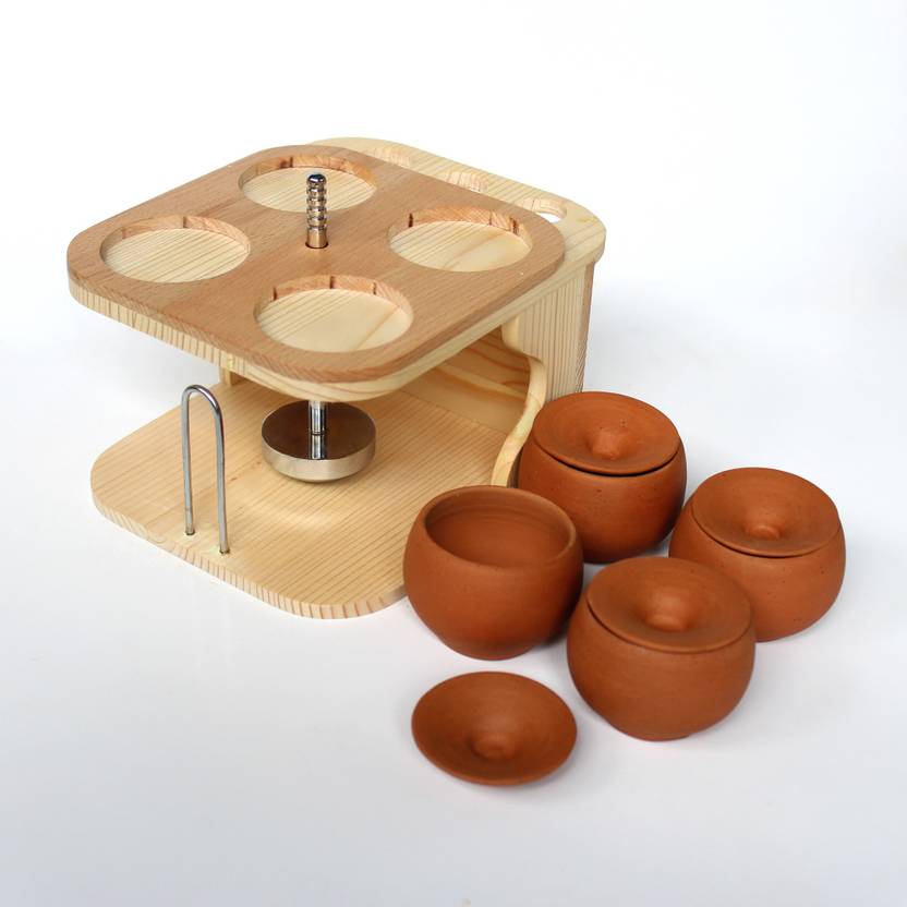 Earthenwonder Wooden Dining Table Organizer 5 Piece Salt Pepper Earthenwonder Wooden Dining Table Organizer 5 Piece Salt Pepper Set