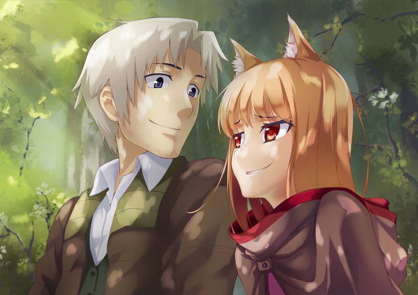 Athah Anime Spice And Wolf Holo Kraft Lawrence 13 19 Inches