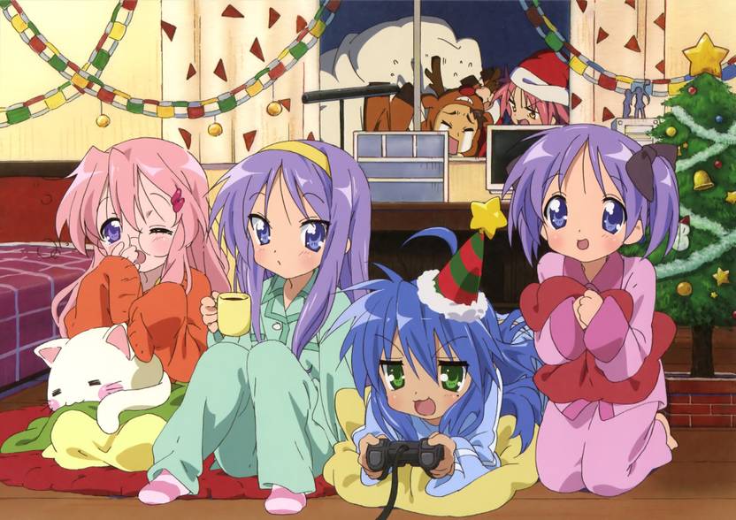 Athah Anime Lucky Star Miyuki Takara Kagami Hiiragi Konata