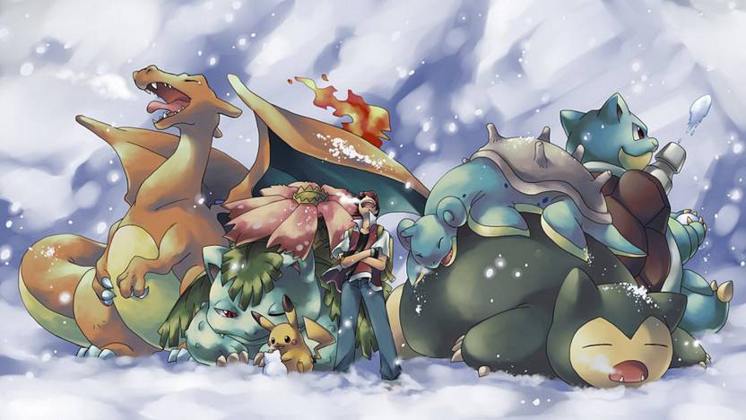 Athah Anime Pokemon Charizard Venusaur Blastoise Lapras