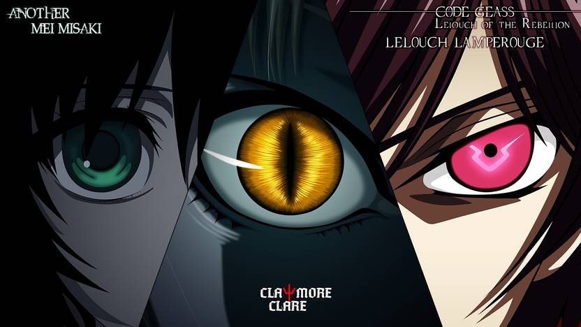 Athah Anime Crossover Lelouch Lamperouge Clare Mei Misaki