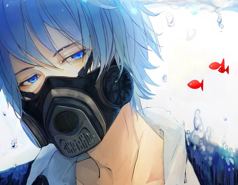 Blue Hair Anime Boy Kumpulan Soal Pelajaran 5