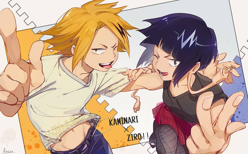 Athah Anime My Hero Academia Kyouka Jirou Denki Kaminari 13 19 Inches 