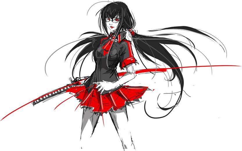 Athah Anime Blood C Saya Kisaragi 13 19 Inches Wall Poster