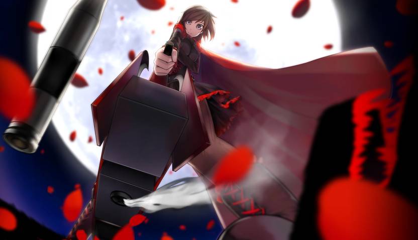 Athah Anime Rwby Ruby Rose 13 19 Inches Wall Poster Matte