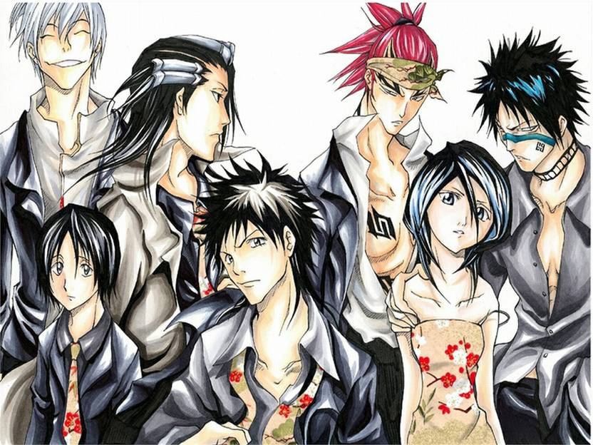 Athah Anime Bleach Rukia Kuchiki Renji Abarai Byakuya Kuchiki Gin