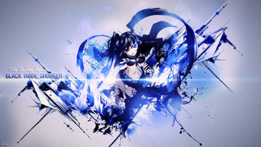 Athah Anime Black Rock Shooter Mato Kuroi 13 19 Inches Wall