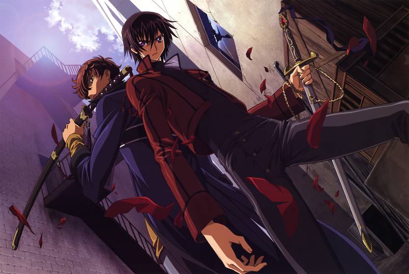 Athah Anime Code Geass Lelouch Lamperouge Suzaku Kururugi 13