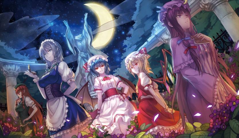 Athah Anime Touhou Sakuya Izayoi Flandre Scarlet Remilia