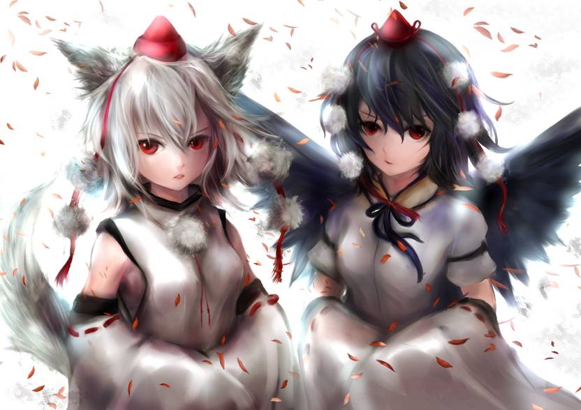 Athah Anime Touhou Momiji Inubashiri Aya Shameimaru 13 19