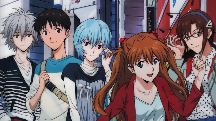 Athah Anime Neon Genesis Evangelion Asuka Langley Sohryu Rei