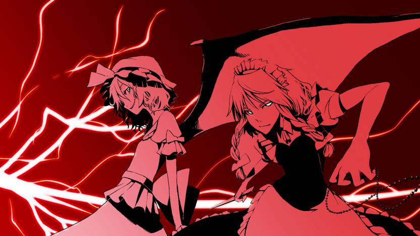 Athah Anime Touhou Girl Long Hair Short Hair Braid Hat