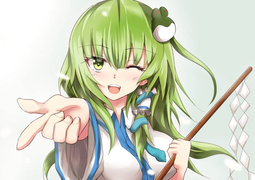 Athah Anime Touhou Sanae Kochiya 13 19 Inches Wall Poster