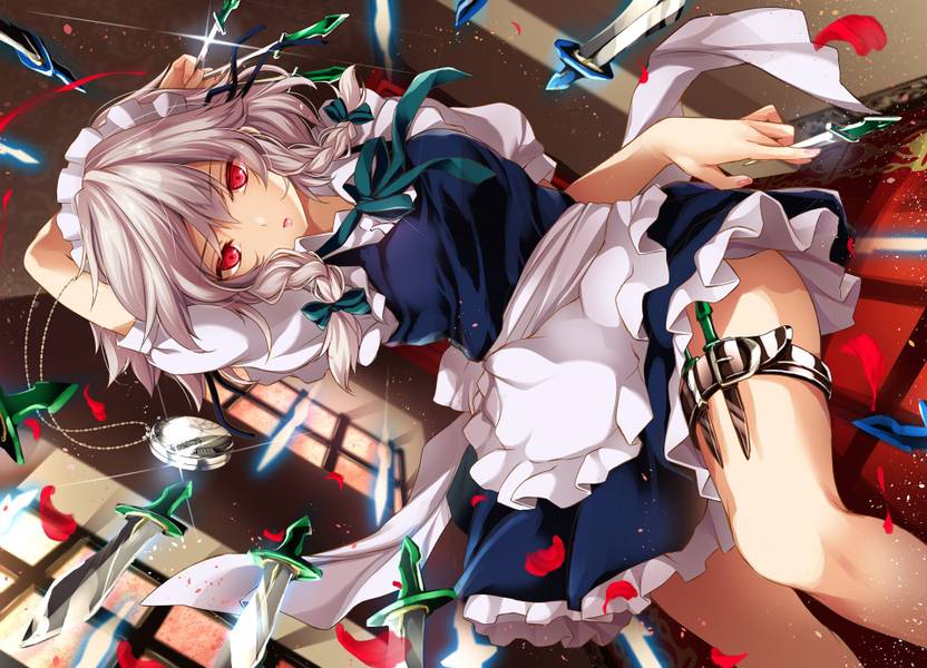 Athah Anime Touhou Sakuya Izayoi 13 19 Inches Wall Poster