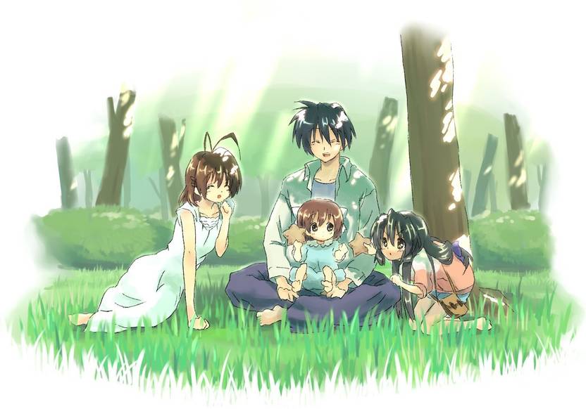 Athah Anime Clannad Nagisa Furukawa Fuuko Ibuki Ushio